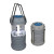 Custom Halcyon Collapsible Lantern, Full Color Digital - Gray