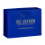 Custom Foil Stamp 16" x 12" Gloss Laminate Euro Tote with Gusset - Royal Blue
