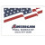 Custom Cowboy Press and Stick Calendar with Logo Header - Flag