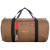 Custom Wolverine 22" Center Zip Canvas Duffle Bag - Chestnut