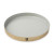 Custom Be Home Luxe Round Enamel Tray - Moonbeam-Matte Gold