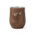 Custom CORKCICLE Stemless Wine Cup - 12 Oz.- Walnut