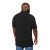 Custom Men's PALO Short Sleeve 100% Cotton Pique Polo - Black - Back