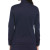 Custom Ladies Full-Zip Ottoman Jacket - Peacoat Navy - Back