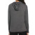 Custom Ladies Soft Touch Hoodie - Black Heather - Back