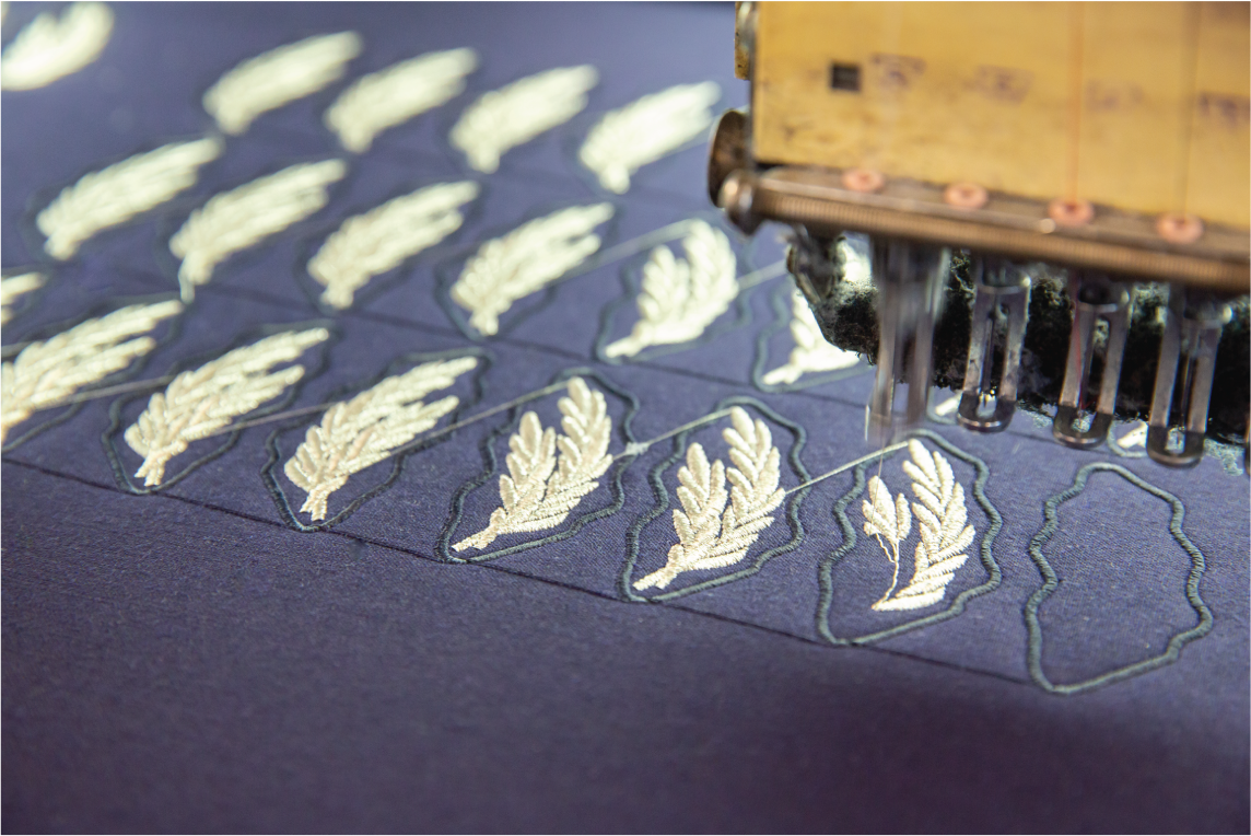 Embroidery Machine in Action
