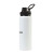 Custom Jett Aluminum Chug Lid Hydration Bottle - 32 Oz. - White