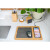 Custom Auden Bamboo Bluetooth Speaker - Bamboo - In Use at Office