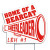 Megaphone Yard Sign with Custom School Logo