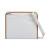 Custom Mobile Office Hybrid Padfolio - Grey Heather - Back