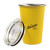 Custom Arlo Classics Stainless Steel Travel Tumbler - 14 Oz. - Yellow - Lid Off