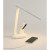 Custom Modern Office Desk Lamp - White - In Use