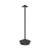 Custom Pyramid Rechargeable LED Table Lamp - Black 
