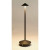 Custom Pyramid Rechargeable LED Table Lamp - Black - In Use