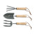Custom Heritage Supply Premium Gardener's Tool Set - Wood 