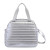 Custom Aviana Metallics Duffel Cooler - Metallic Silver - Back View