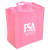The Shopper Tote with Logo - Light Pink