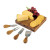 Custom La Cuisine Cheese Board with Serving Set for entertaining