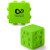 Custom Push Pop Bubble Cube Fidget Sensory Toy - Lime Green