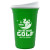 The Custom Varsity Tumbler - 16 oz. Double Wall with White Slide Lid - Green