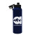 The Goliath Custom 33 oz. XL Stainless Steel Screw Cap Drink Thru Lid - Navy Blue
