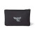 Custom Travis & Wells Leather Zippered Pouch - Black