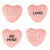 Custom 1/2 oz. Snack Pack - Imprinted Conversation Hearts