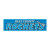 Custom Bumper Sticker Rectangle 2 1/2" x 9 1/4" White Vinyl