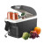 Custom 6 Quart Fridge/Warmer with Cup Holders - Lid Open - Storage