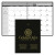 Logo Imprinted Large 9 x 11 inch Monthly Planner Matte Onyx