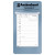 Metallic Blue Weekly Memo Easel Calendar with Colored Mount