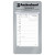 Promotional Easel Desk Calendar with Seasonal Cover Metallic SIlver