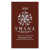 Branded Monthly Planner with Bold Color Cover and Imprint Burgundy