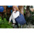 Custom RuMe Recycled Medium Tote - Navy - In Use- Added Fee for Full-Color Logo