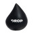 Custom Droplet Stress Reliever - Black