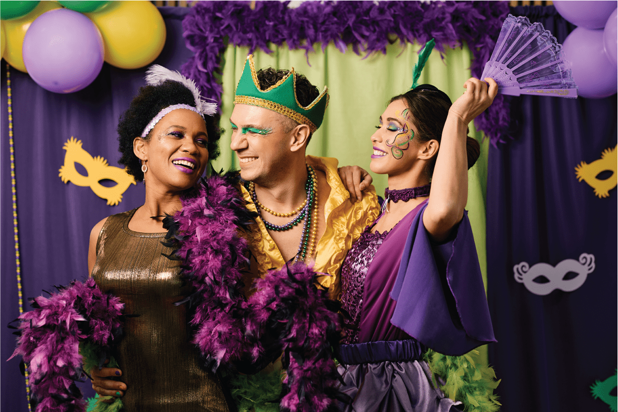 Fun Mardi Gras Celebration