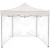 Custom 10' Square Tent With Three Full Double Sided Walls - Blank