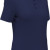Custom Oxford Polo Ladies' - Black Iris/Bijou Blue - Side