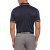 Custom Men's Earl Polo - Black Iris Blue - Back