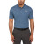 Custom Men's Double Knit Polo - Insignia Blue Heather