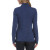 Custom Women's 1/4 Zip Pullover - Peacoat Navy Heather - Back