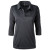 Custom Women's Contour Long Sleeve Polo - Black