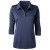 Custom Women's Contour Long Sleeve Polo - Navy