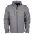 Custom Men's Zephyr Softshell Jacket w/Heather Accents - Graphite/Heather