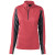 Custom Women's Reebok 1/4 Zip Crossover Heather Pullover Jacket - Heather Red