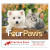 Custom Four Paws Appointment Calendar - Spiral - Cover