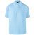 Custom Men's Reebok Extreme Polo Shirt - Light Blue