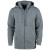 Custom Reebok Daybreak Full Zip Hoodie - Heather Charcoal