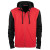 Custom Alpha Softshell Fleece Jacket - Red/Black