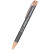 Custom Delane Gel Pen - Rose Gold Accents - Gray